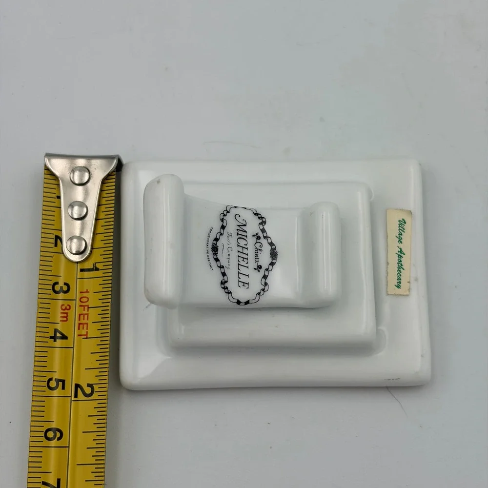 Twos Company Michelle Chintz Miniature Porcelain Floral Picture Frame Gold Trim